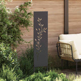 Schermo per privacy in giardino Floreale Nero 32 x 140 cm