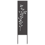 Pannello Decorativo da Giardino Altro Nero 32 x 140 cm