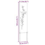 Pannello Decorativo da Giardino Altro Nero 32 x 140 cm