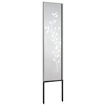 Pannello Decorativo da Giardino Altro Argento 32 x 140 cm