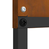 Schermo per privacy in giardino Traforo Ruggine 32 x 140 cm