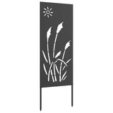 Schermo per privacy in giardino Traforo Nero 50 x 140 cm