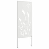 Schermo per privacy in giardino Traforo Bianco 50 x 140 cm