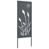 Schermo per privacy in giardino Traforo Antracite 50 x 140 cm