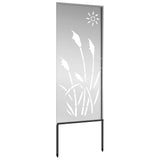 Schermo per privacy in giardino Traforo Argento 50 x 140 cm
