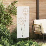 Schermo per privacy in giardino Traforo Bianco 50 x 140 cm