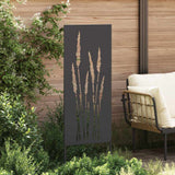 Schermo per privacy in giardino Floreale Nero 50 x 140 cm