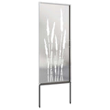 Schermo per privacy in giardino Floreale Argento 50 x 140 cm