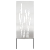 Schermo per privacy in giardino Floreale Argento 50 x 140 cm