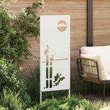 Schermo per privacy in giardino Traforo Bianco 50 x 140 cm