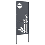 Schermo per privacy in giardino Traforo Antracite 50 x 140 cm