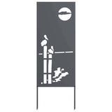 Schermo per privacy in giardino Traforo Antracite 50 x 140 cm