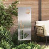 Schermo per privacy in giardino Traforo Argento 50 x 140 cm