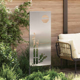 Schermo per privacy in giardino Traforo Argento 50 x 140 cm