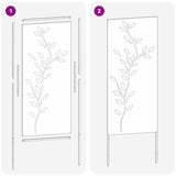 Pannello Decorativo da Giardino Oliver verde 50 x 140 cm