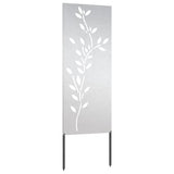 Schermo per privacy in giardino Floreale Argento 50 x 140 cm