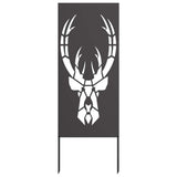 Schermo per privacy in giardino Stampa animale Nero 50 x 140 cm