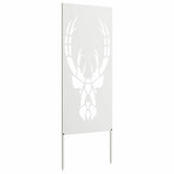 Schermo per privacy in giardino Bianco 50 x 140 cm