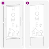 Schermo per privacy in giardino Traforo Nero 50 x 140 cm