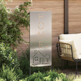 Schermo per privacy in giardino Traforo Argento 50 x 140 cm