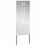 Schermo per privacy in giardino Traforo Argento 50 x 140 cm