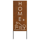 Schermo per privacy in giardino Traforo Ruggine 50 x 140 cm