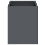 Vaso da giardino Antracite Acciaio laminato a freddo