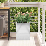 Vaso da giardino Argento Acciaio inossidabile