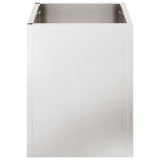 Vaso da giardino Argento Acciaio inossidabile