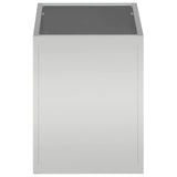 Vaso da giardino Argento 50 x 32 x 40 cm Acciaio zincato