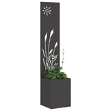 Schermo per privacy in giardino Traforo Nero 32 x 140 cm