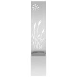 Schermo per privacy in giardino Traforo Argento 32 x 140 cm