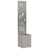 Schermo per privacy in giardino Traforo Ruggine 32 x 140 cm