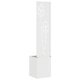 Schermo per privacy in giardino Floreale Bianco 32 x 140 cm