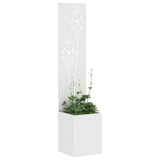 Schermo per privacy in giardino Floreale Bianco 32 x 140 cm