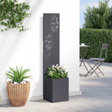 Schermo per privacy in giardino Floreale Antracite 32 x 140 cm