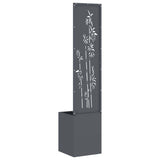 Schermo per privacy in giardino Floreale Antracite 32 x 140 cm