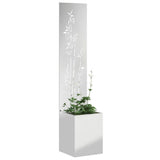 Schermo per privacy in giardino Floreale Argento 32 x 150 cm