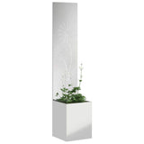 Schermo per privacy in giardino Traforo Argento 32 x 140 cm