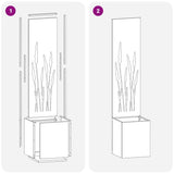 Schermo per privacy in giardino Traforo Antracite 32 x 140 cm