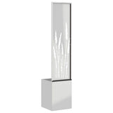 Schermo per privacy in giardino Traforo Argento 32 x 140 cm