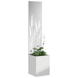 Schermo per privacy in giardino Traforo Argento 32 x 140 cm