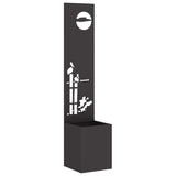 Schermo per privacy in giardino Traforo Nero 32 x 140 cm