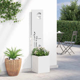 Schermo per privacy in giardino Traforo Bianco 32 x 140 cm
