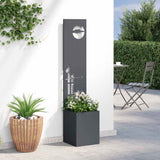 Schermo per privacy in giardino Traforo Antracite 32 x 140 cm