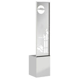 Schermo per privacy in giardino Traforo Argento 32 x 140 cm