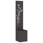 Schermo per privacy in giardino Floreale Nero 32 x 140 cm