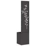 Schermo per privacy in giardino Floreale Nero 32 x 140 cm
