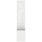 Schermo per privacy in giardino Floreale Bianco 32 x 140 cm