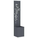 Schermo per privacy in giardino Floreale Antracite 32 x 140 cm